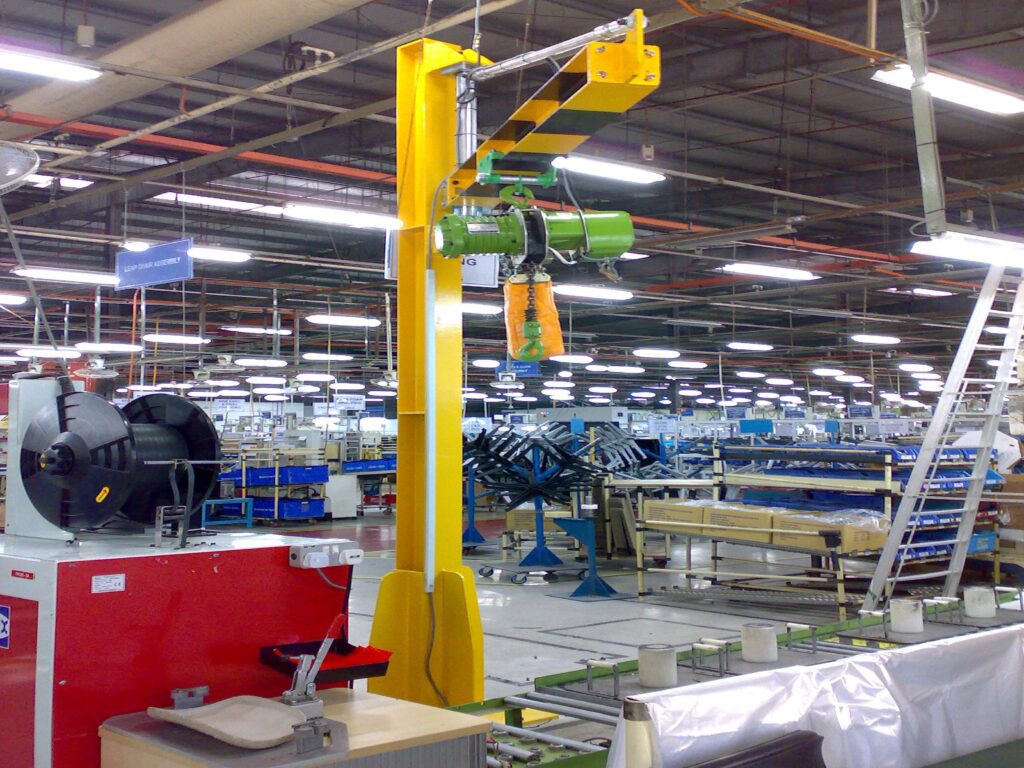 Pure Automation - Leap Chair Ergonomic Lifter for Metal Fabrication manufacturing with Industrial Automation Systems.