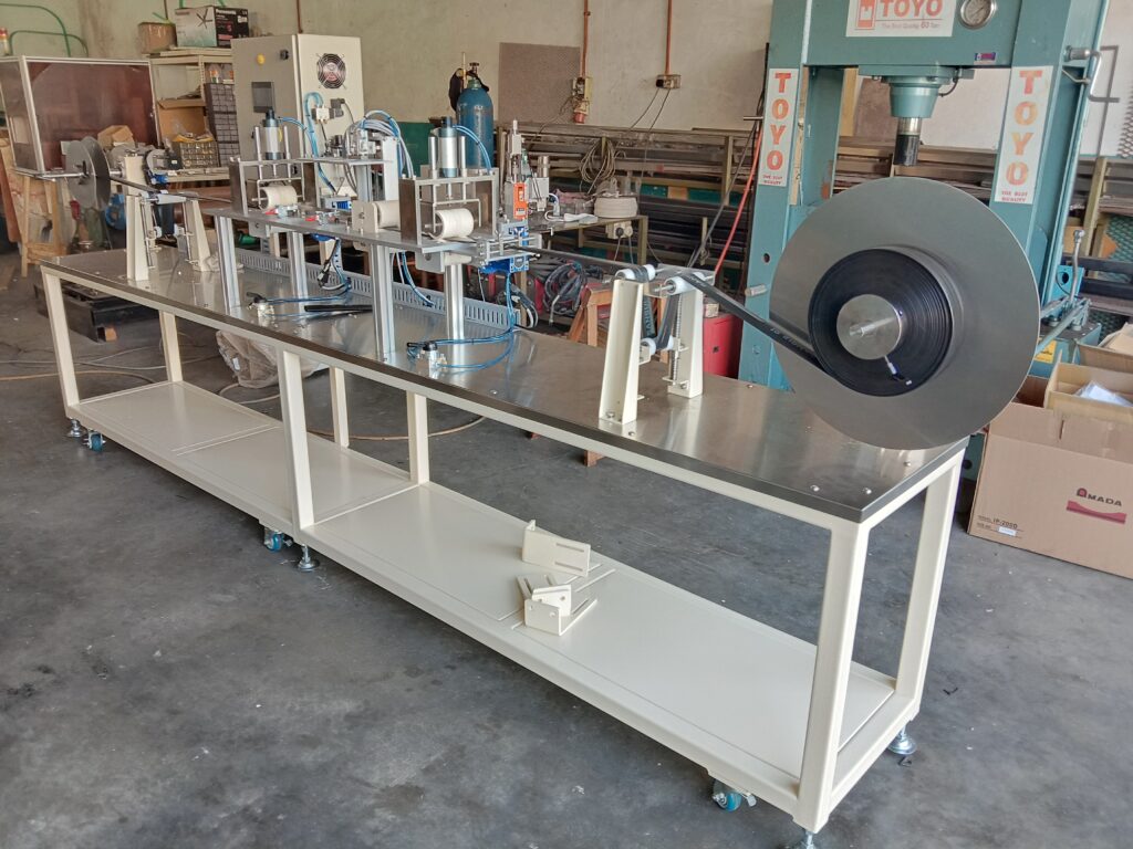 Pure Automation - Hot Hole Punching Machine for Plastic & Rubber Manufacturing with Industrial Automation System