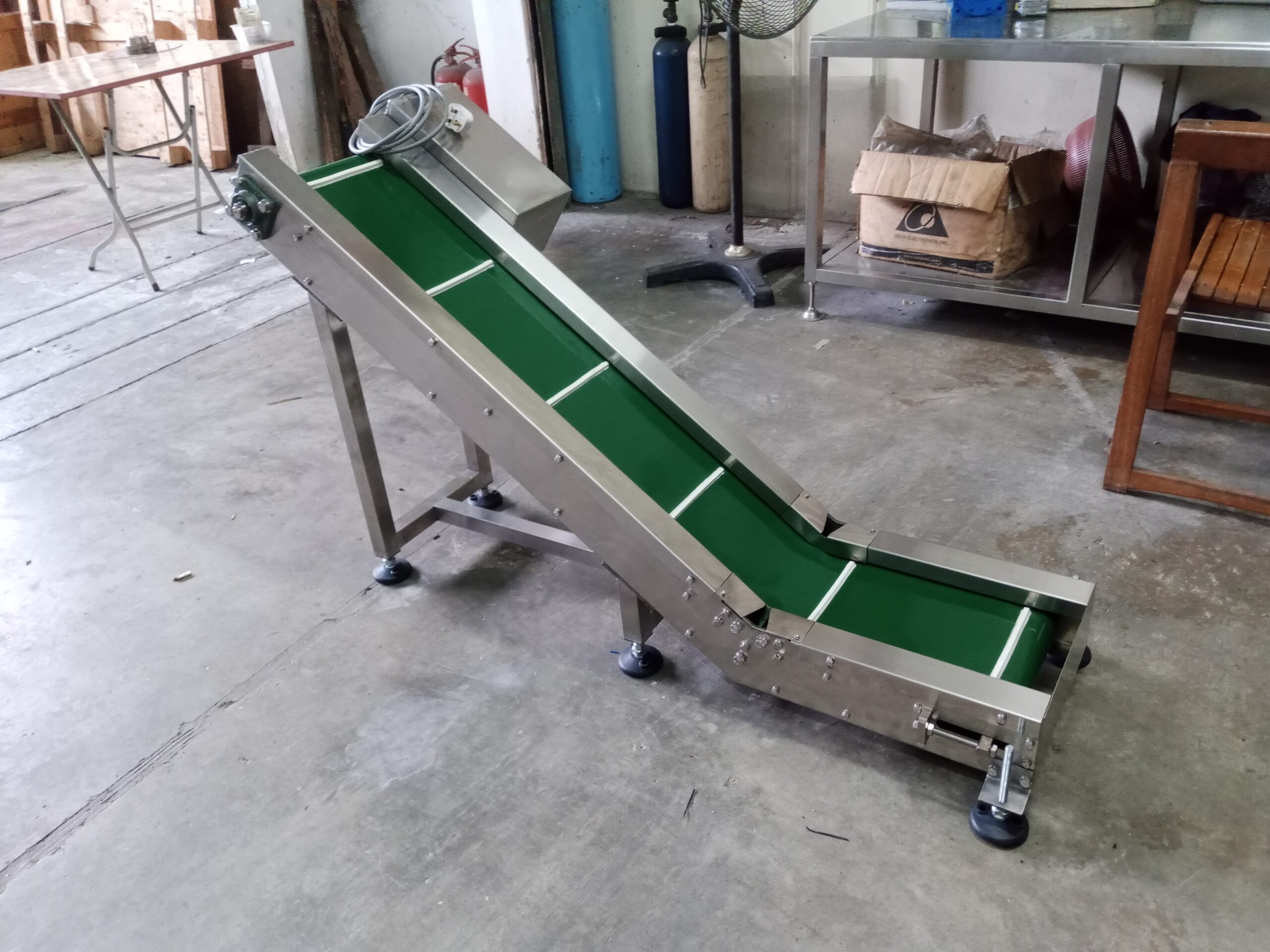Pure Automation - L-Shape Conveyor System for Packaging Line - Customised Automation Malaysia