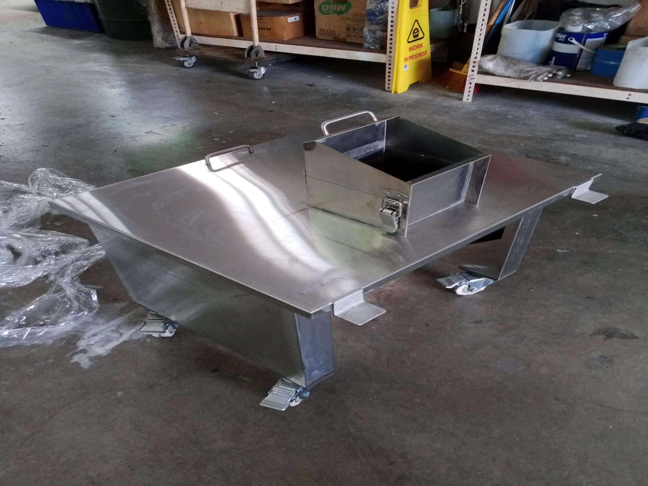 Pure Automation - Stainless Steel Storage Tank for Metal Fabrication with automation system